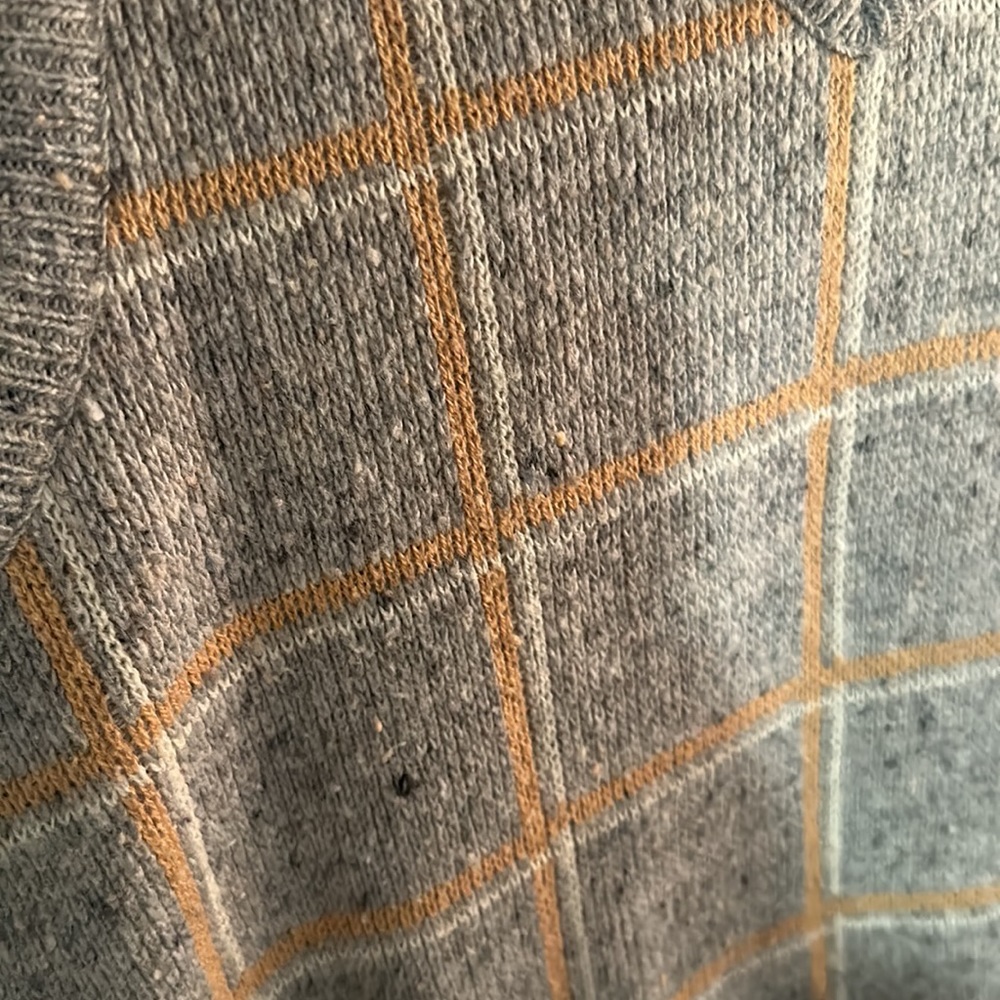 Vintage Jantzen Gray Pullover Sweater Vest - Picture 9 of 10